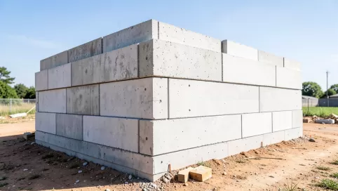budowa garażu z płyt betonowych