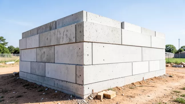 budowa garażu z płyt betonowych