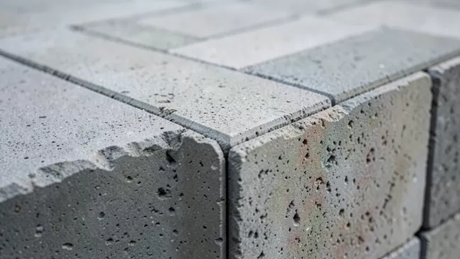 cokół z płytek betonowych