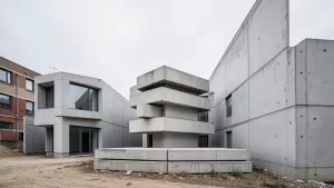 domy z płyt betonowych