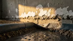 drenaż opaskowy płyty fundamentowej