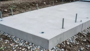 Fundament pod garaż blaszany