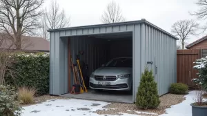 Garaż blaszany 4x6