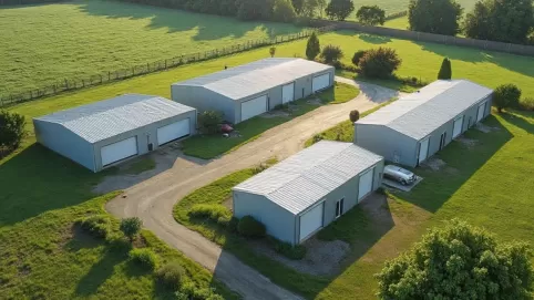 ile garaży blaszanych można postawić na działce