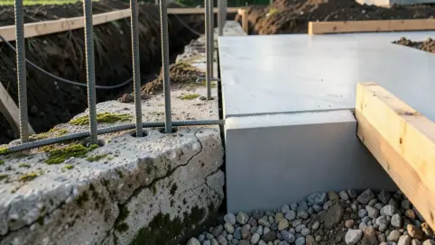 jak połączyć stary fundament z nowym
