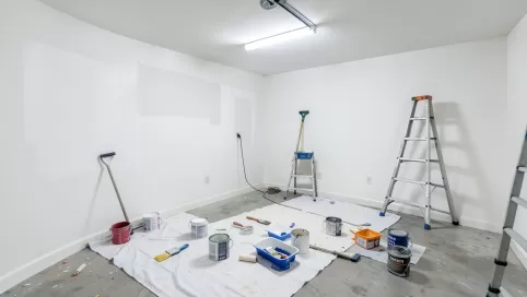 Jak pomalować garaż w środku
