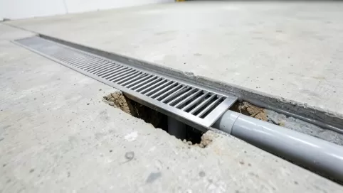 Jak zamontować odpływ liniowy w garażu