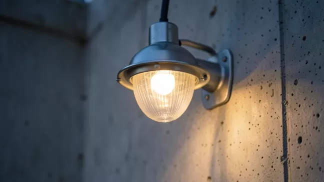 Jaka lampa przed garaż