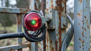 Jaki przewód do lampy sygnalizacyjnej bramy
