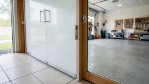 Jakie drzwi z wiatrołapu do garażu