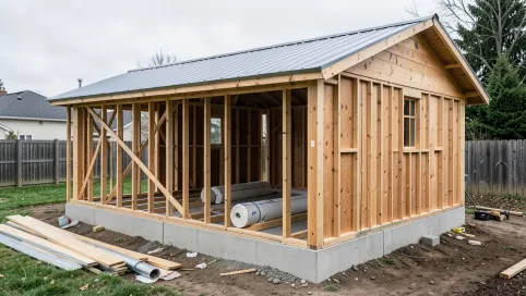 Koszt budowy garażu drewnianego 35m2