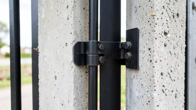 Montaż bramy dwuskrzydłowej do słupków betonowych