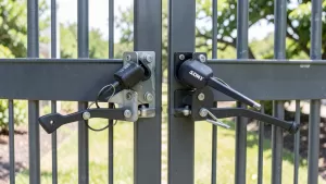 Montaż napędu do bramy dwuskrzydłowej Somfy