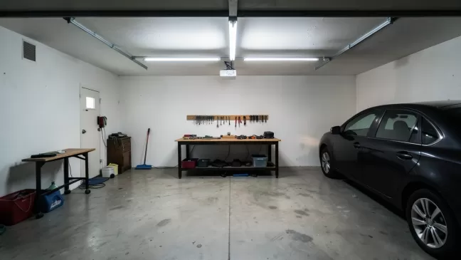 Na jakiej wysokości lampy w garażu