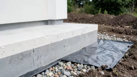 Ocieplenie płyty fundamentowej z boku