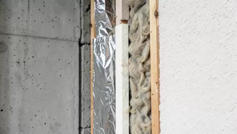 Ocieplenie ściany między garażem a domem