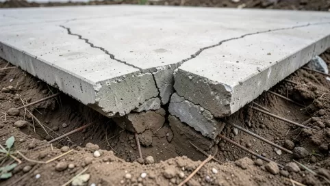 Osiadanie płyty fundamentowej