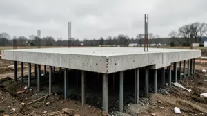 Płyta fundamentowa na palach