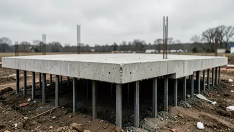 Płyta fundamentowa na palach
