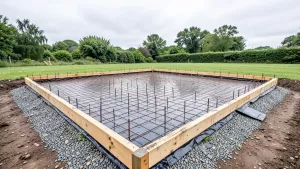 Płyta fundamentowa pod domek letniskowy