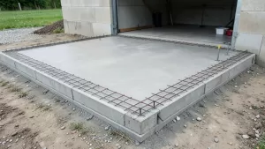 Płyta fundamentowa pod garaż blaszany