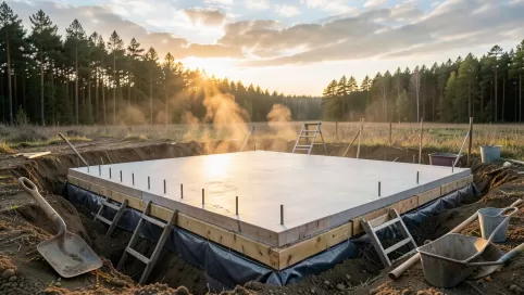 płyta fundamentowa pod piwnice
