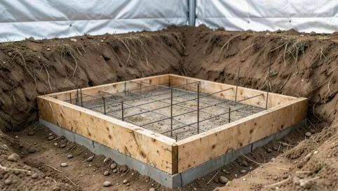 płyta fundamentowa poniżej gruntu