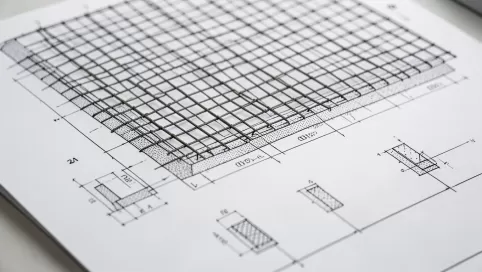 Płyta fundamentowa rysunek techniczny