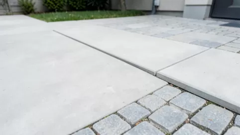 płyty betonowe zamiast kostki