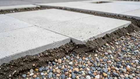 Podbudowa pod taras z płyt betonowych