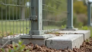 Słupki betonowe do płyt betonowych