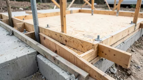 Szalunek tracony płyty fundamentowej