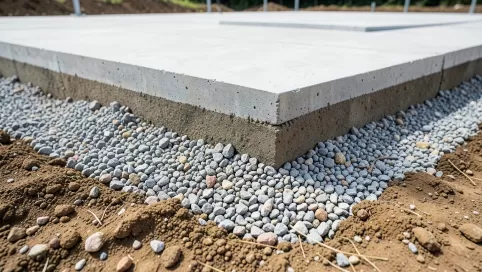 Tłuczeń pod płytę fundamentową