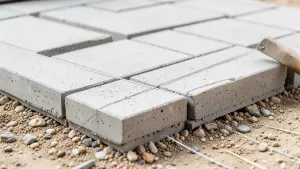 układanie płyt betonowych