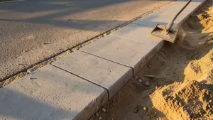 układanie płyt betonowych drogowych