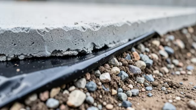 Warstwa poślizgowa pod płytą fundamentowa