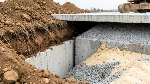 Wymiana gruntu pod płytę fundamentową cena