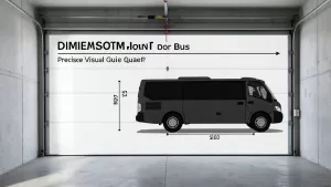 Wymiary bramy garażowej dla busa