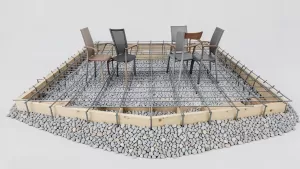 zbrojenie płyty fundamentowej pod dom szkieletowy
