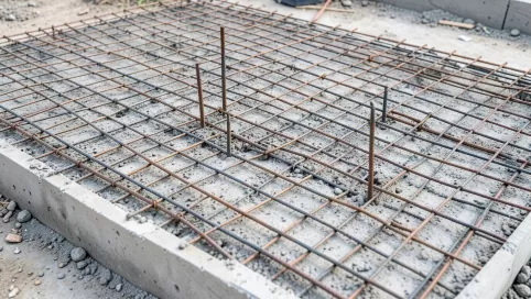 Zbrojenie pod płytę fundamentową