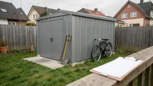 zgoda mieszkańców na postawienie garażu blaszanego