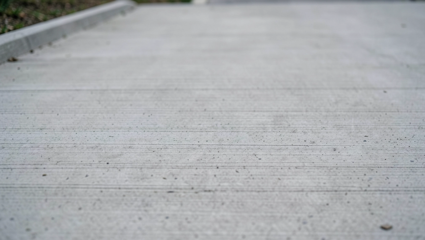 beton czesany podjazd