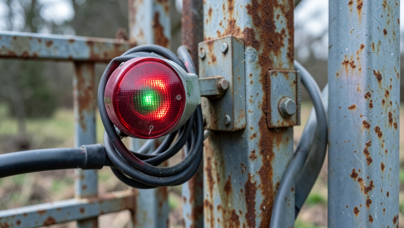 Jaki przewód do lampy sygnalizacyjnej bramy