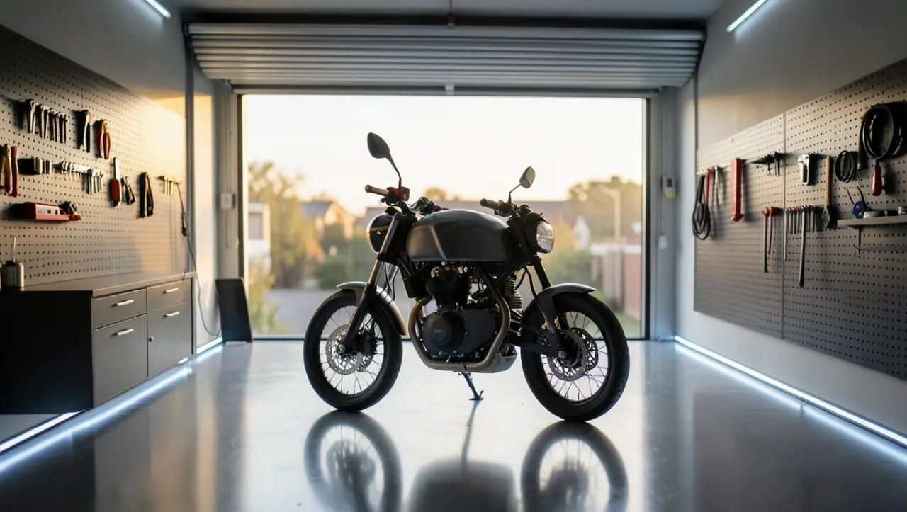 Jakie wymiary powinien mieć garaż na motocykl?