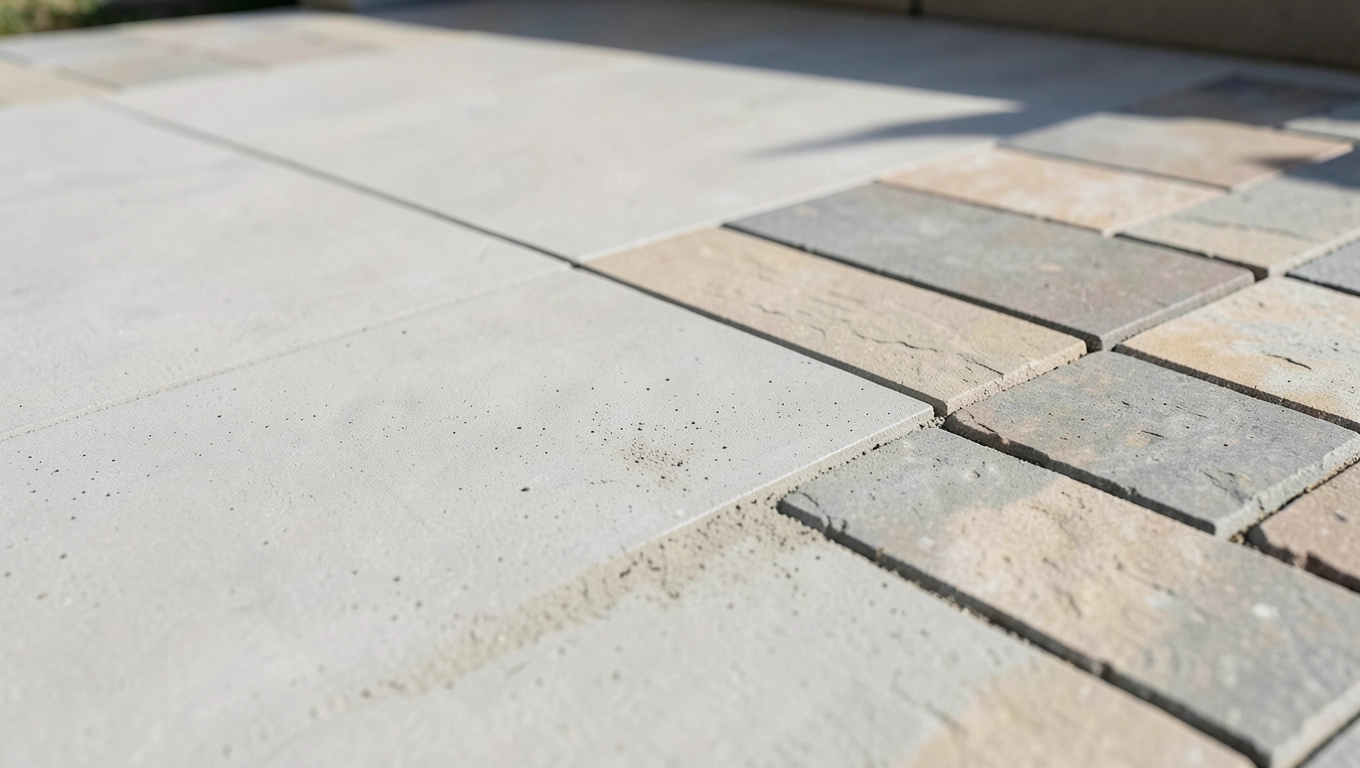 Kostka brukowa i płyty tarasowe na betonowej wylewce trwałość bez fug