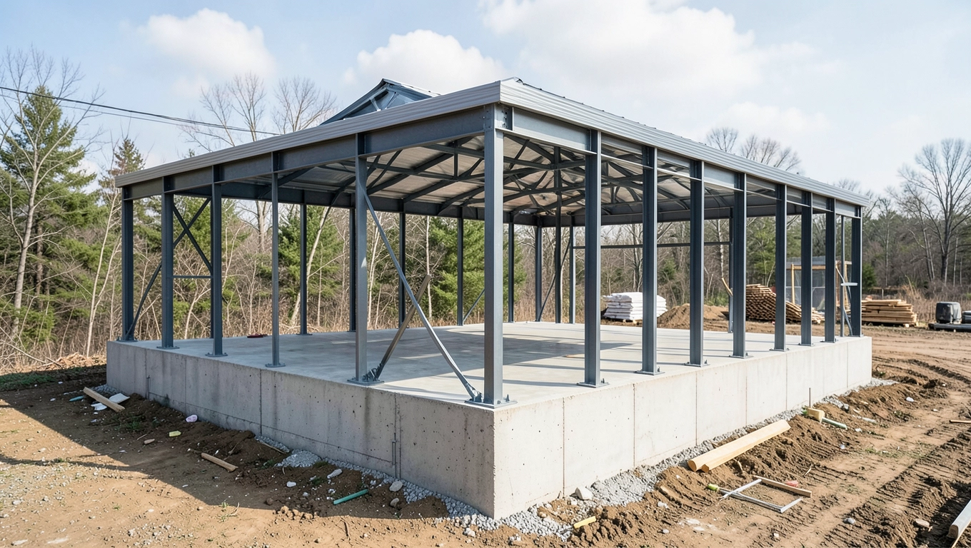 Koszt budowy garażu 100m2