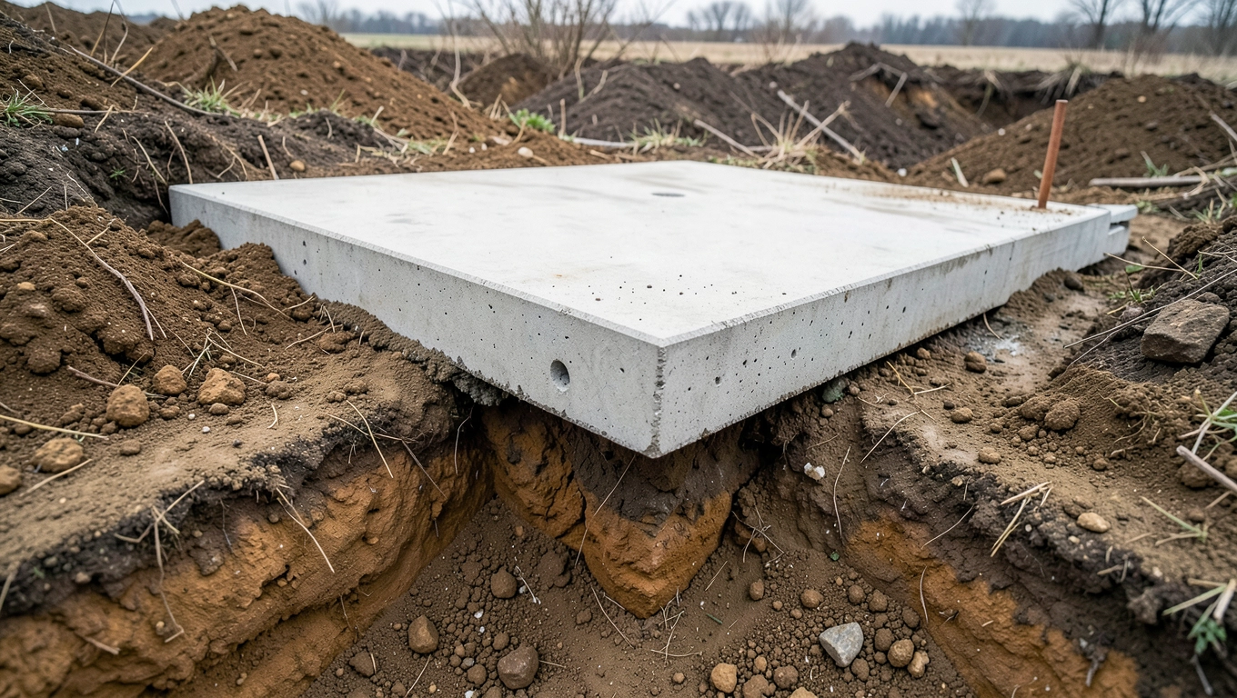 Minimalna głębokość posadowienia płyty fundamentowej