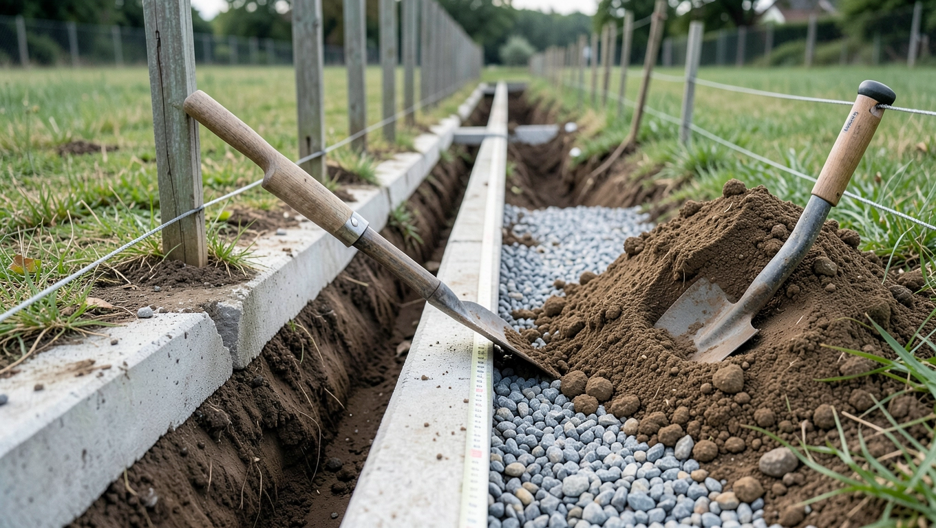 Montaż płyty betonowej ogrodzeniowej 50 cm krok po kroku