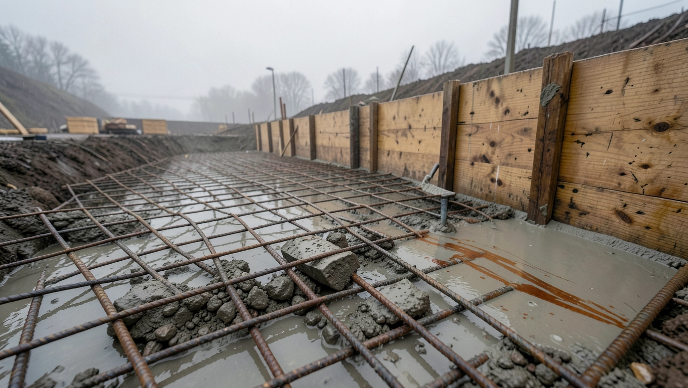 Najczęstsze błędy przy wylewaniu płyt fundamentowych