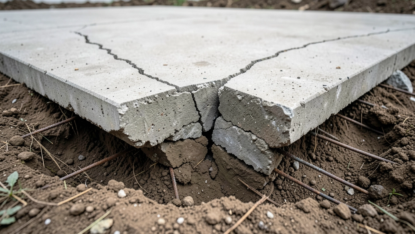 Osiadanie płyty fundamentowej